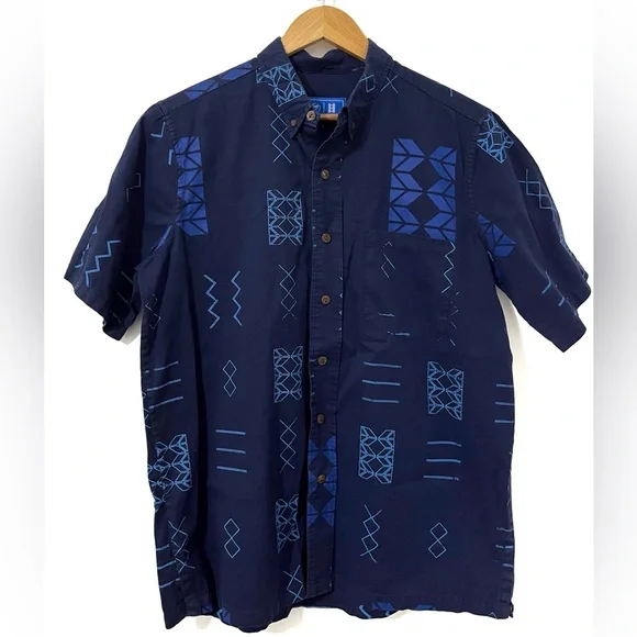 Sig Zane • Hawaii Pacific University • HPU • Men’s Aloha Shirt SMALL - Picture 4 of 7